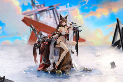 Azur Lane PVC Statue 1/7 Amagi Wending Waters Serene Lotus Ver. Acrylic Special Edition w/Display 25 cm