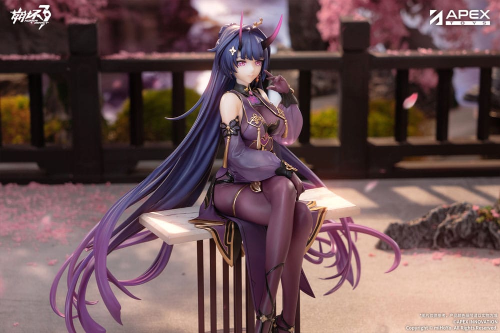 Honkai Impact 3:e PVC-staty 1/7 Mei Raiden Herrscher av Thunder Aqueous Springtide Ver. 22 cm