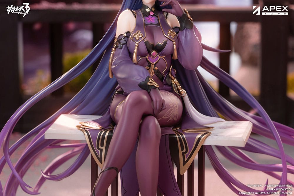 Honkai Impact 3:e PVC-staty 1/7 Mei Raiden Herrscher av Thunder Aqueous Springtide Ver. 22 cm