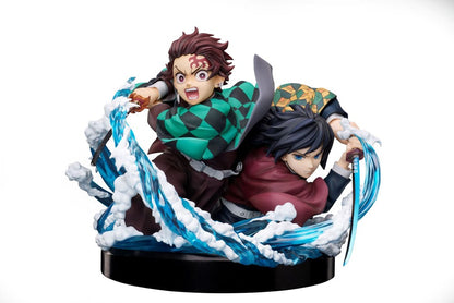 Dämonentöter: Kimetsu no Yaiba PVC-Statue Tanjiro & Giyuu 13 cm