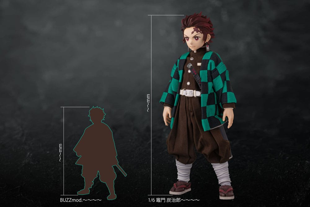 Demon Slayer: Kimetsu Hayır Yaiba Heykeli 1/6 Tanjiro Kamado 20 cm