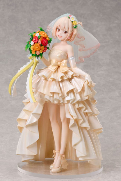 Lycoris retroil estatua de PVC 1/7 Chisato Nishikigi Vestido de novia ver. 26 cm