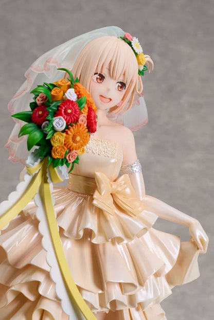 Lycoris retroil estatua de PVC 1/7 Chisato Nishikigi Vestido de novia ver. 26 cm