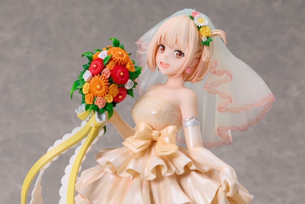 Lycoris retroil estatua de PVC 1/7 Chisato Nishikigi Vestido de novia ver. 26 cm