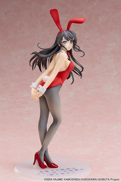 Boef droomt niet van Bunny Girl Senpai-standbeeld 1/7 Mai Sakurajima Red Bunny Girl Ver. 27 cm