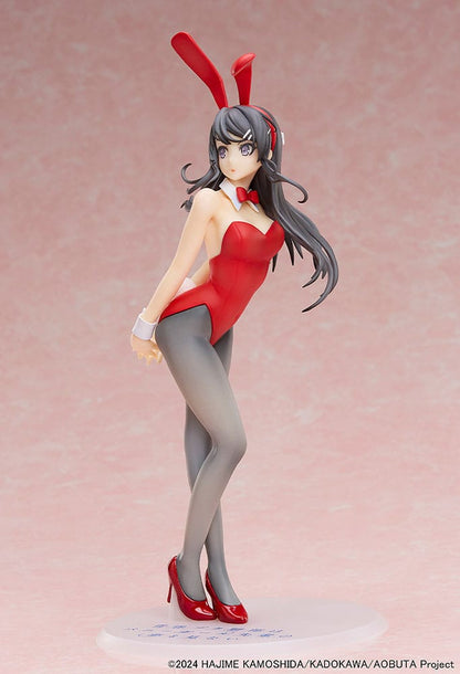 Boef droomt niet van Bunny Girl Senpai-standbeeld 1/7 Mai Sakurajima Red Bunny Girl Ver. 27 cm