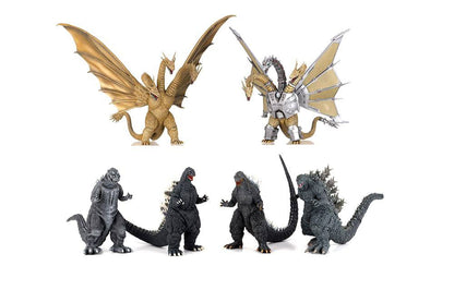 Godzilla Generations Gekizou Series PVC Statues 8 - 9 cm Assortment Kaiju Part. 1 (6)