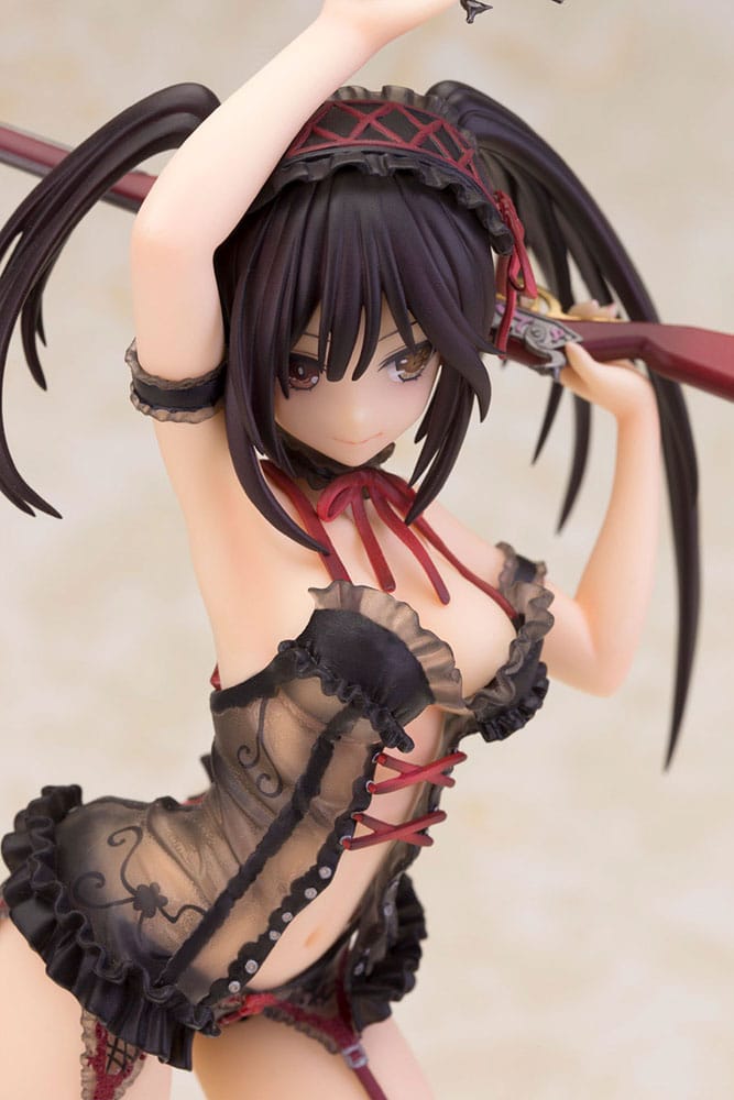 Date A Live Statue 1/7 Kurumi Tokisaki Lingerie Ver. Black Special Edition 24 cm