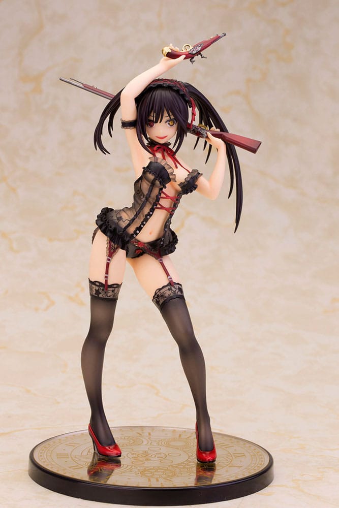 Date A Live Statue 1/7 Kurumi Tokisaki Lingerie Ver. Black Special Edition 24 cm