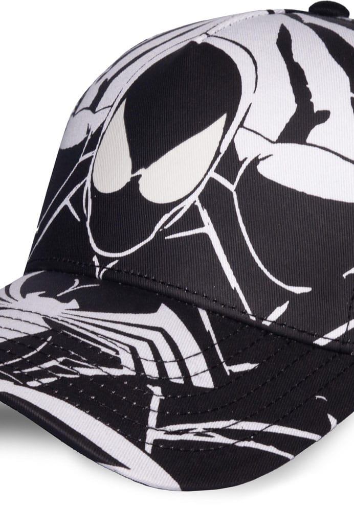 Spider-Man Baseball Sort & Hvid All-over-Print