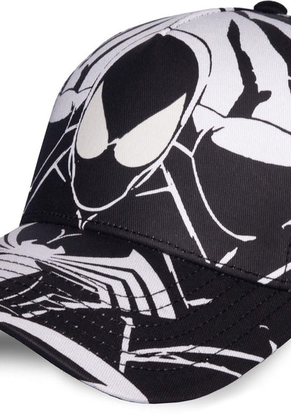 Stampa all-over in bianco e nero di Spider-Man Baseball