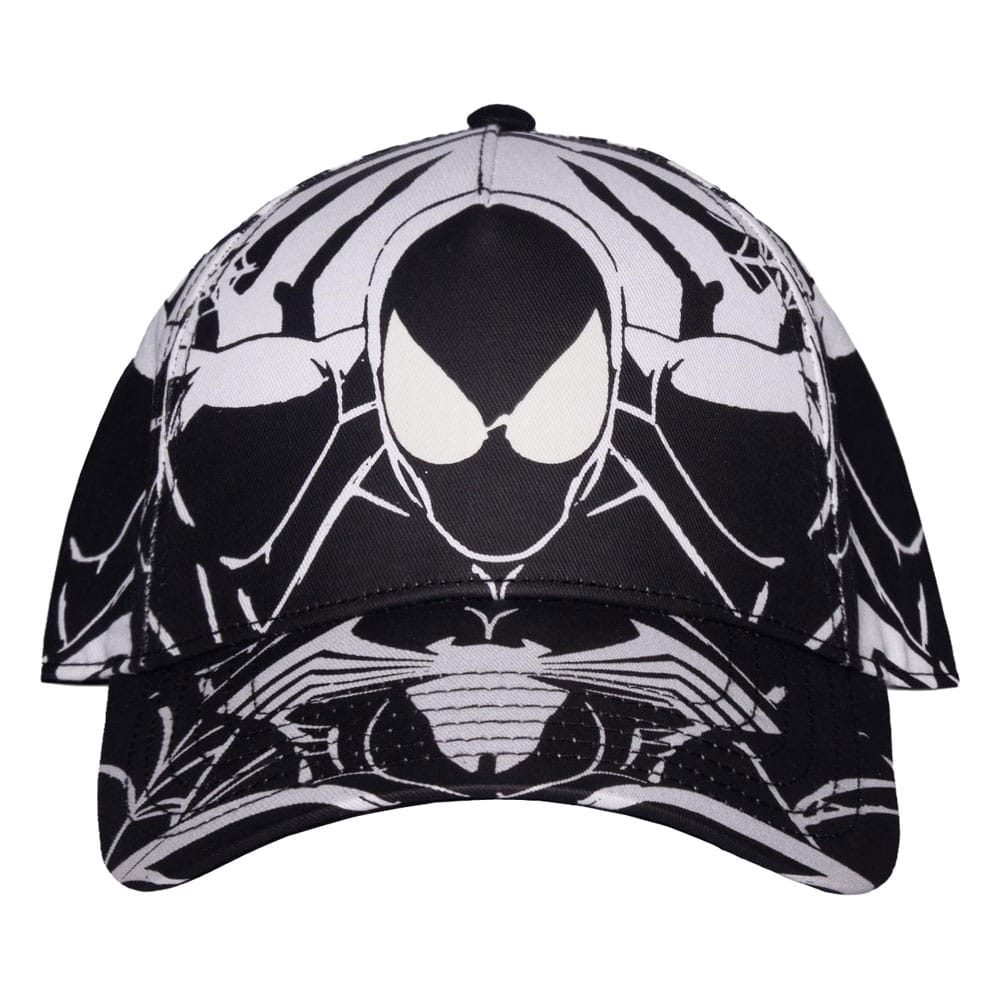 Stampa all-over in bianco e nero di Spider-Man Baseball