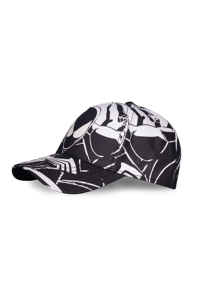Stampa all-over in bianco e nero di Spider-Man Baseball