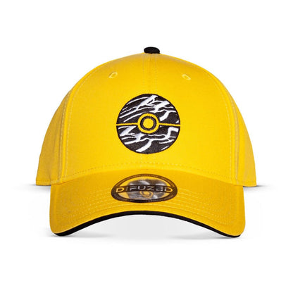 Pokemon Curved Bill Cap Pokeball yellow