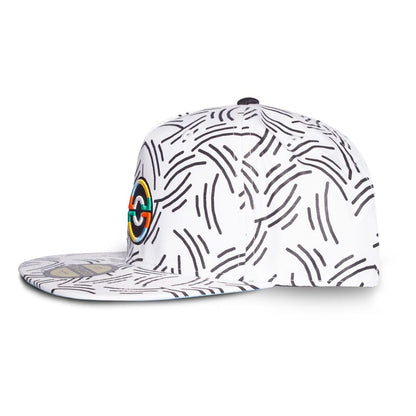 Pokemon Snapback Cap Pokeball White