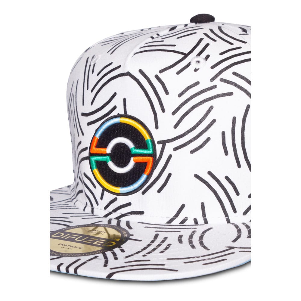 Pokemon Snapback Cap Pokeball white