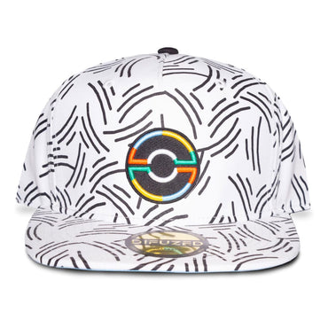 Pokemon Snapback Cap Pokeball Beyaz