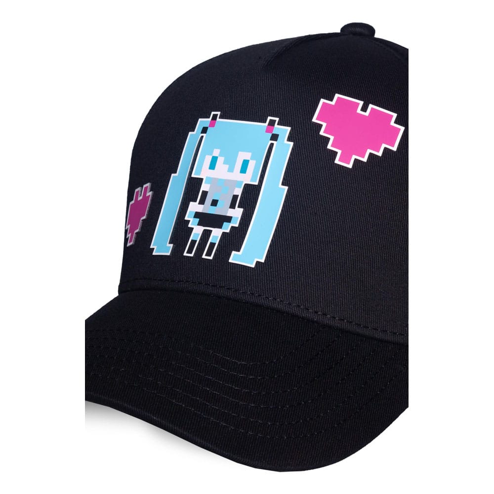 Hatsune Miku Curved Bill Cap Pixel