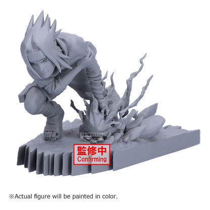 Estatua PVC Batalla Combinada Naruto Sasuke Uchiha 8 cm