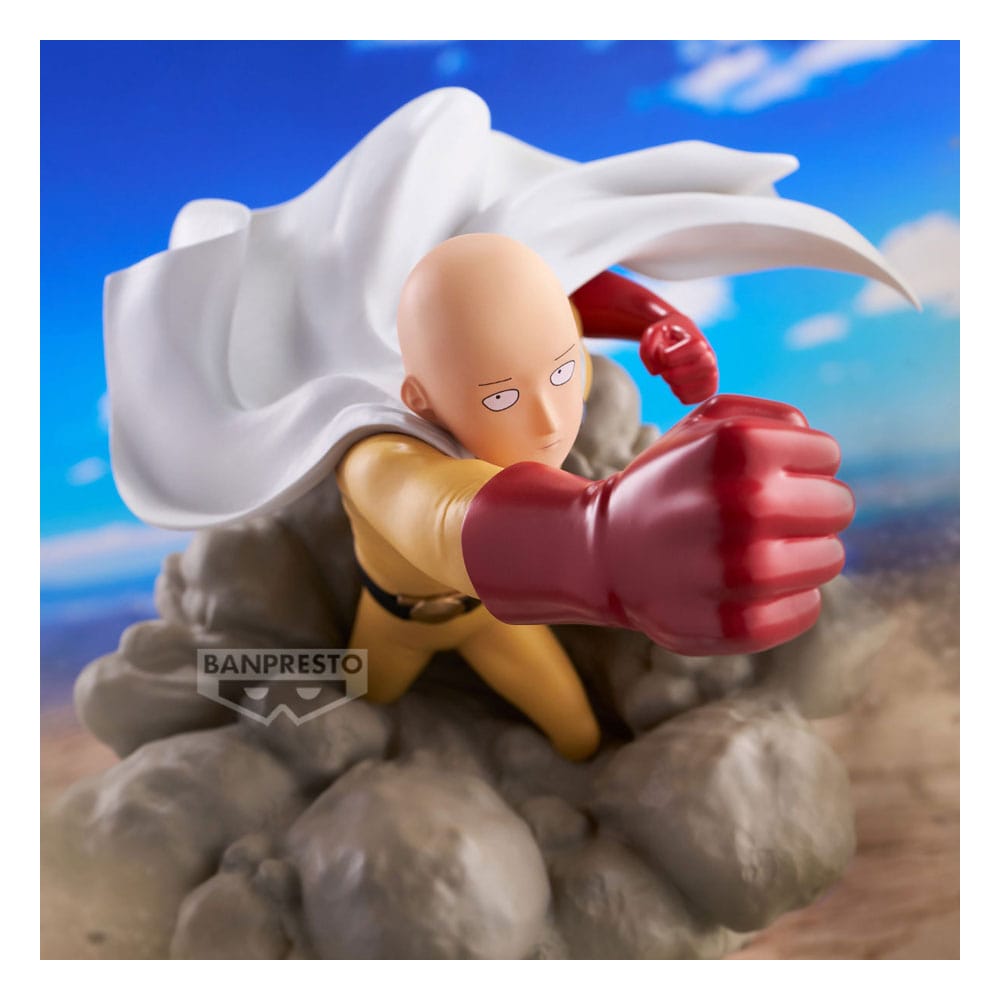 One-Punch Man Diorama PVC Beeld Saitama 15 cm