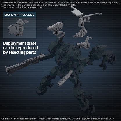 Armored Core VI: Fires of Rubicon 30MM Model Kit Accessory Set Weapon Set 3