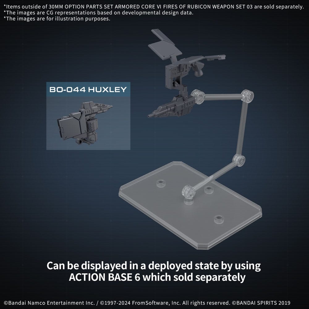 Armored Core VI: Fires of Rubicon 30MM Model Kit Accessory Set Weapon Set 3