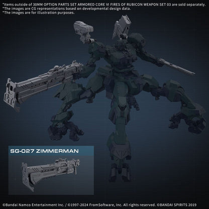 Armored Core VI: Fires of Rubicon 30MM Model Kit Accessory Set Weapon Set 3