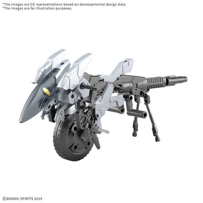 Gundam 30MM Plastic Model Kit 1/144 Extended Armament Vehicle (Metal Cannon Bike Ver.)