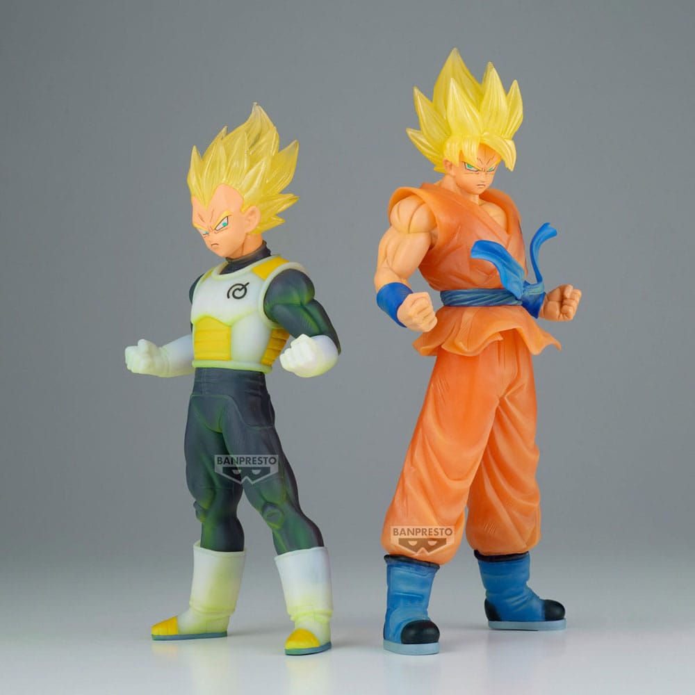 Dragon Ball Super Clearise Estatua PVC Son Goku & Vegeta Versión A: Son Goku 23 cm