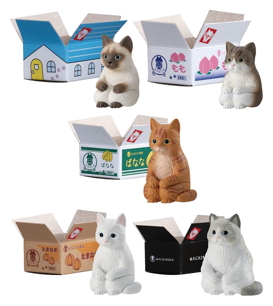 Machiboke Cats Gashapon Blindpakker Minifigurer 4 cm skjerm (20)
