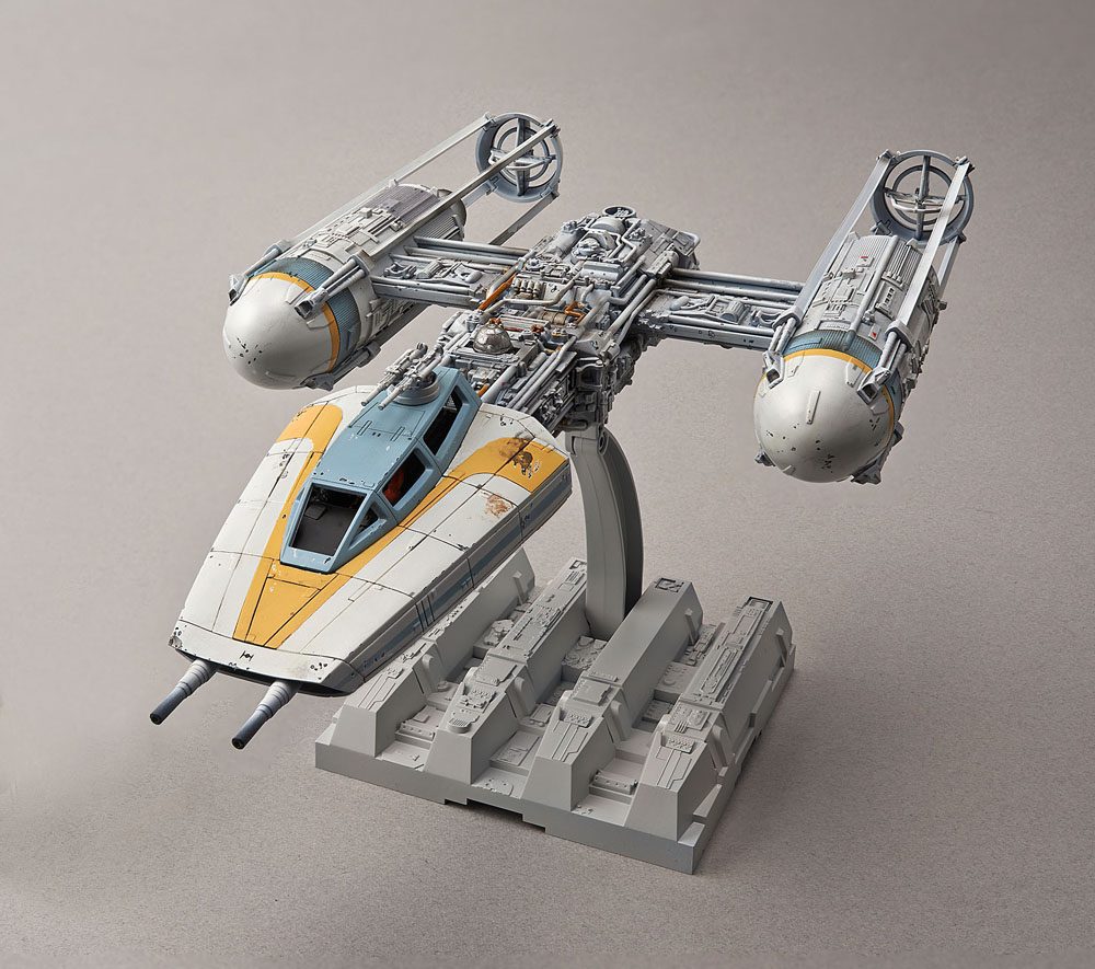 Kit modello Star Wars 1/72 Y-Wing Starfighter 22 cm