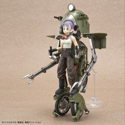 Dragonball Figure-E-Rise Mechanics Modello di plastica Kit di Bulma N. MOTORCYCLE 16 cm