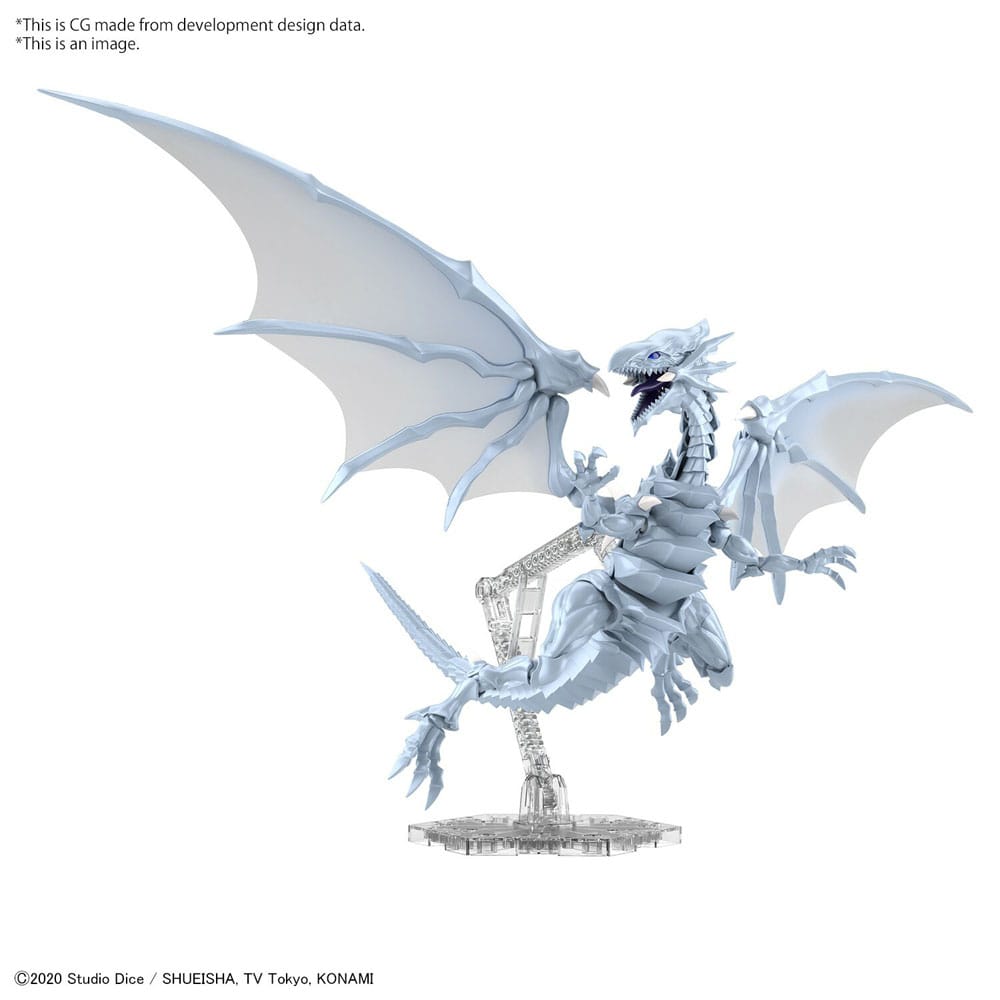 Yu-gi-oh: standard di figura-kit modello di drago bianco blu amplificato