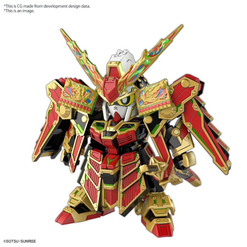 SD Gundam World Heroes Model di plastica Kit Musha Gundam The 78th