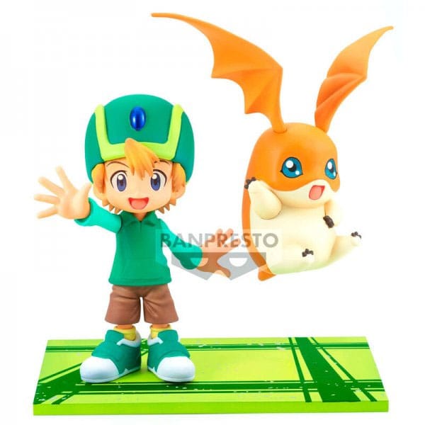 Digimon DXF Adventure Archives PVC Statue Takeru & Patamon 11 cm