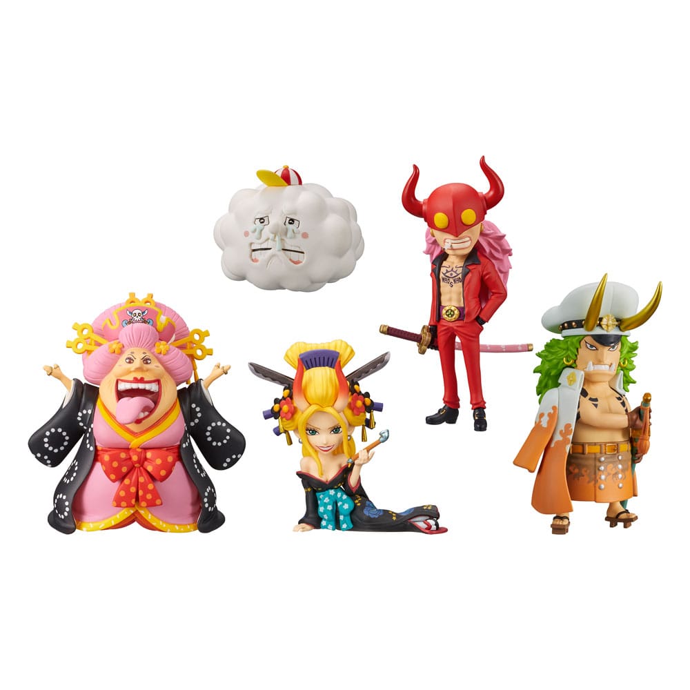 One Piece WCF Mini Figures 7 cm Wanokuni Onigashima 1 Display (12)