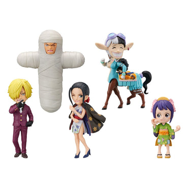 One Piece WCF Mini Figures 7 cm Wanokuni Onigashima 5 Display (12)