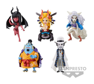 One Piece WCF Mini Figures 7 cm Wanokuni Onigashima 6 Display (12)