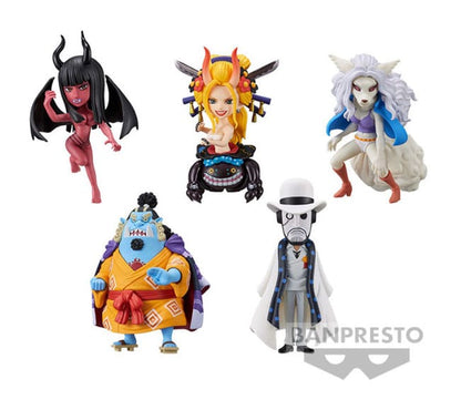 One Piece WCF Mini Figures 7 cm Wanokuni Onigashima 6 Display (12)