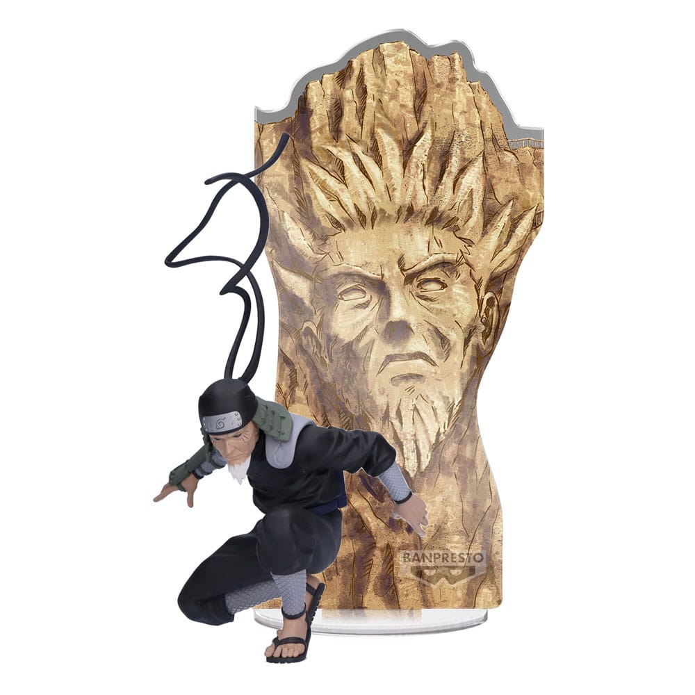 Naruto shippuden Panel Spectacle PVC Statue Sarutobi Hiruzen 7 cm