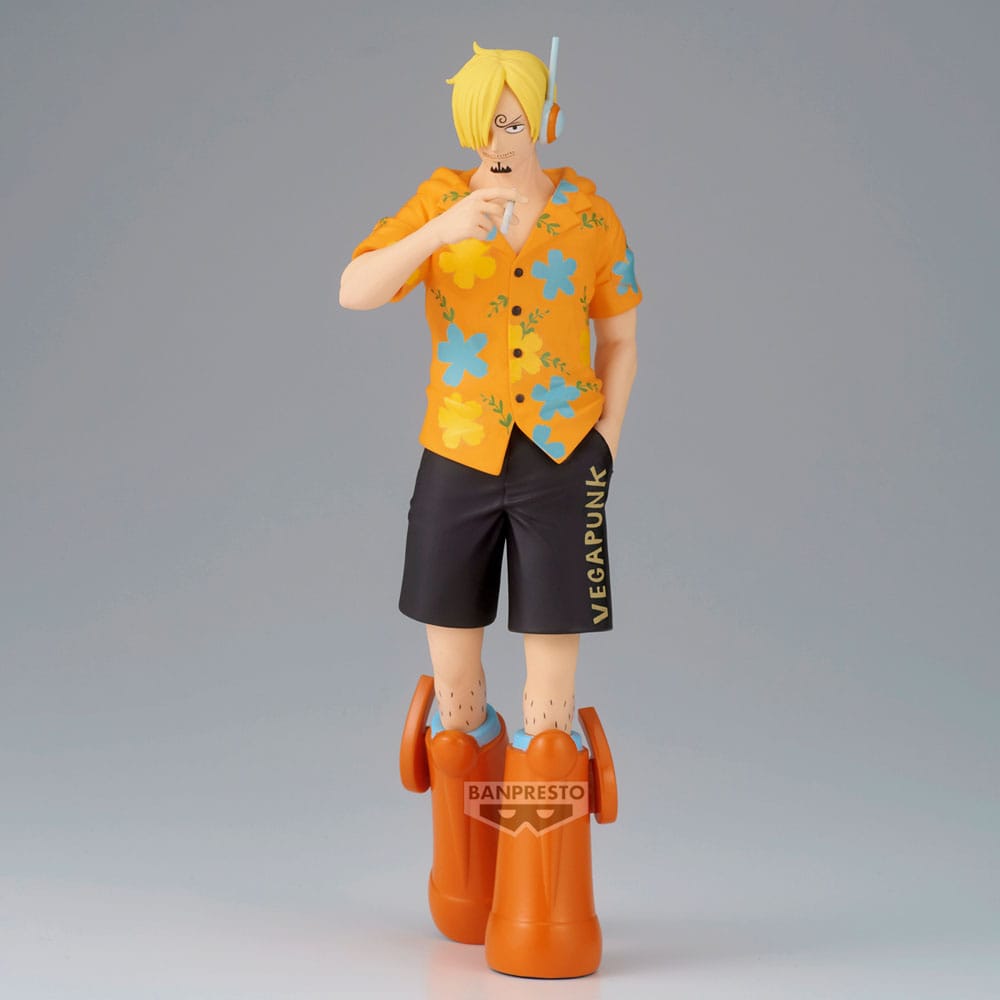 Una pieza de la estatua Shukko PVC Sanji Ver. Egghead 17 cm