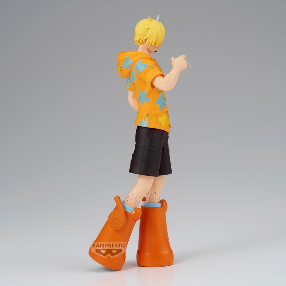 Una pieza de la estatua Shukko PVC Sanji Ver. Egghead 17 cm