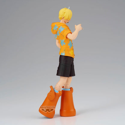Una pieza de la estatua Shukko PVC Sanji Ver. Egghead 17 cm