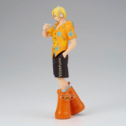 Una pieza de la estatua Shukko PVC Sanji Ver. Egghead 17 cm