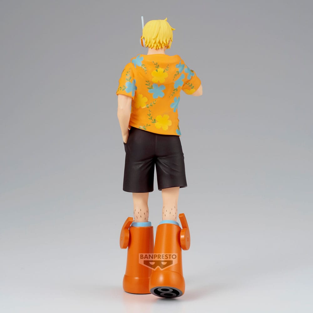 Una pieza de la estatua Shukko PVC Sanji Ver. Egghead 17 cm