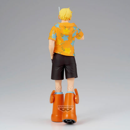Una pieza de la estatua Shukko PVC Sanji Ver. Egghead 17 cm