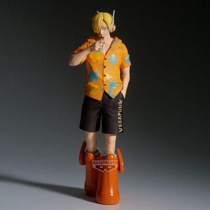 Una pieza de la estatua Shukko PVC Sanji Ver. Egghead 17 cm