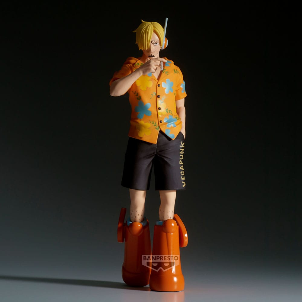 Una pieza de la estatua Shukko PVC Sanji Ver. Egghead 17 cm
