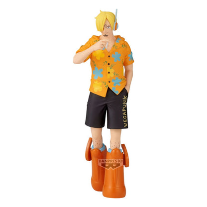 Una pieza de la estatua Shukko PVC Sanji Ver. Egghead 17 cm