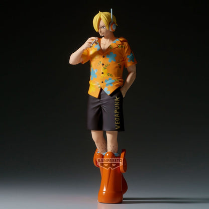 Una pieza de la estatua Shukko PVC Sanji Ver. Egghead 17 cm